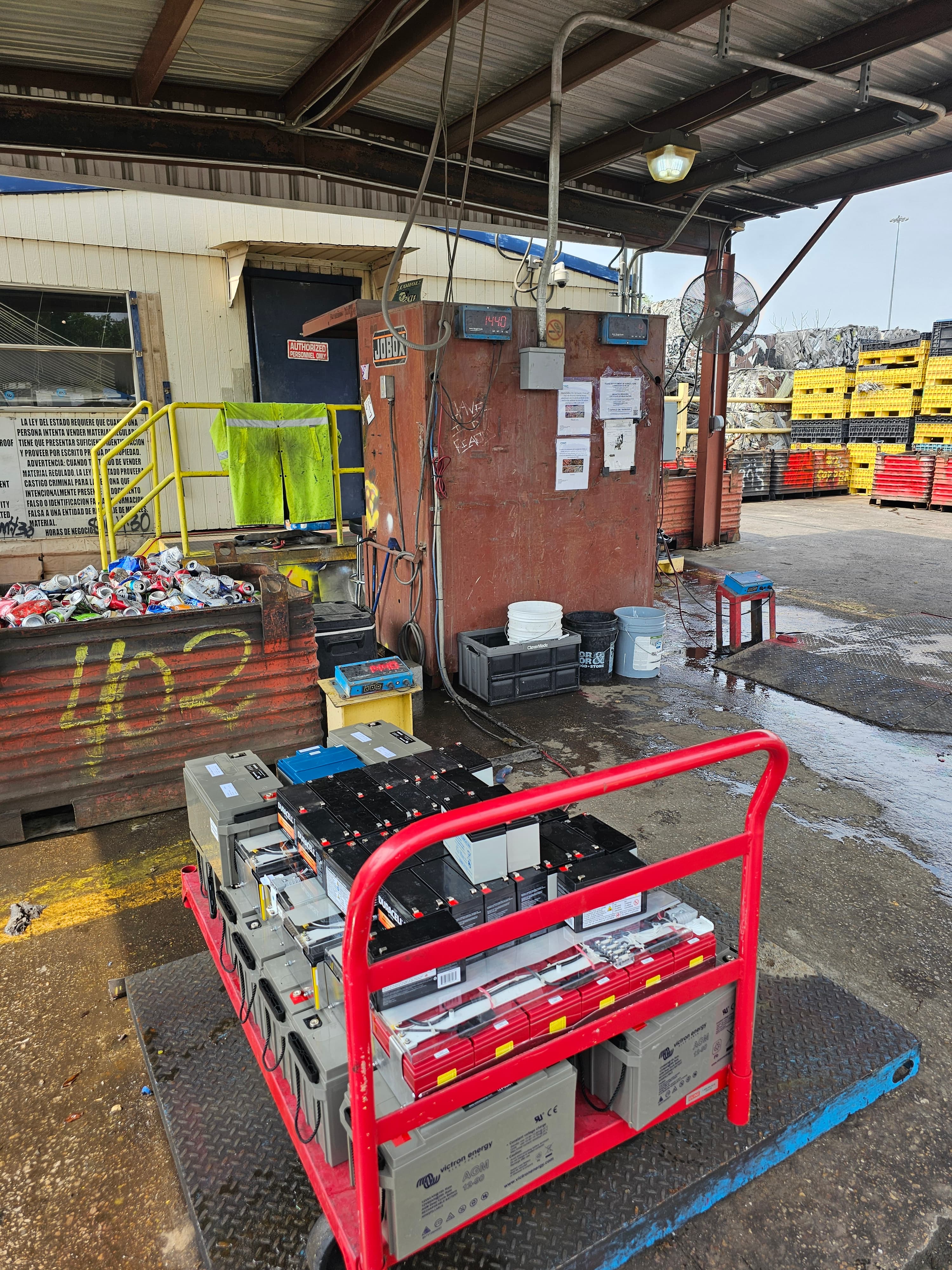 Battery collection for proper disposal