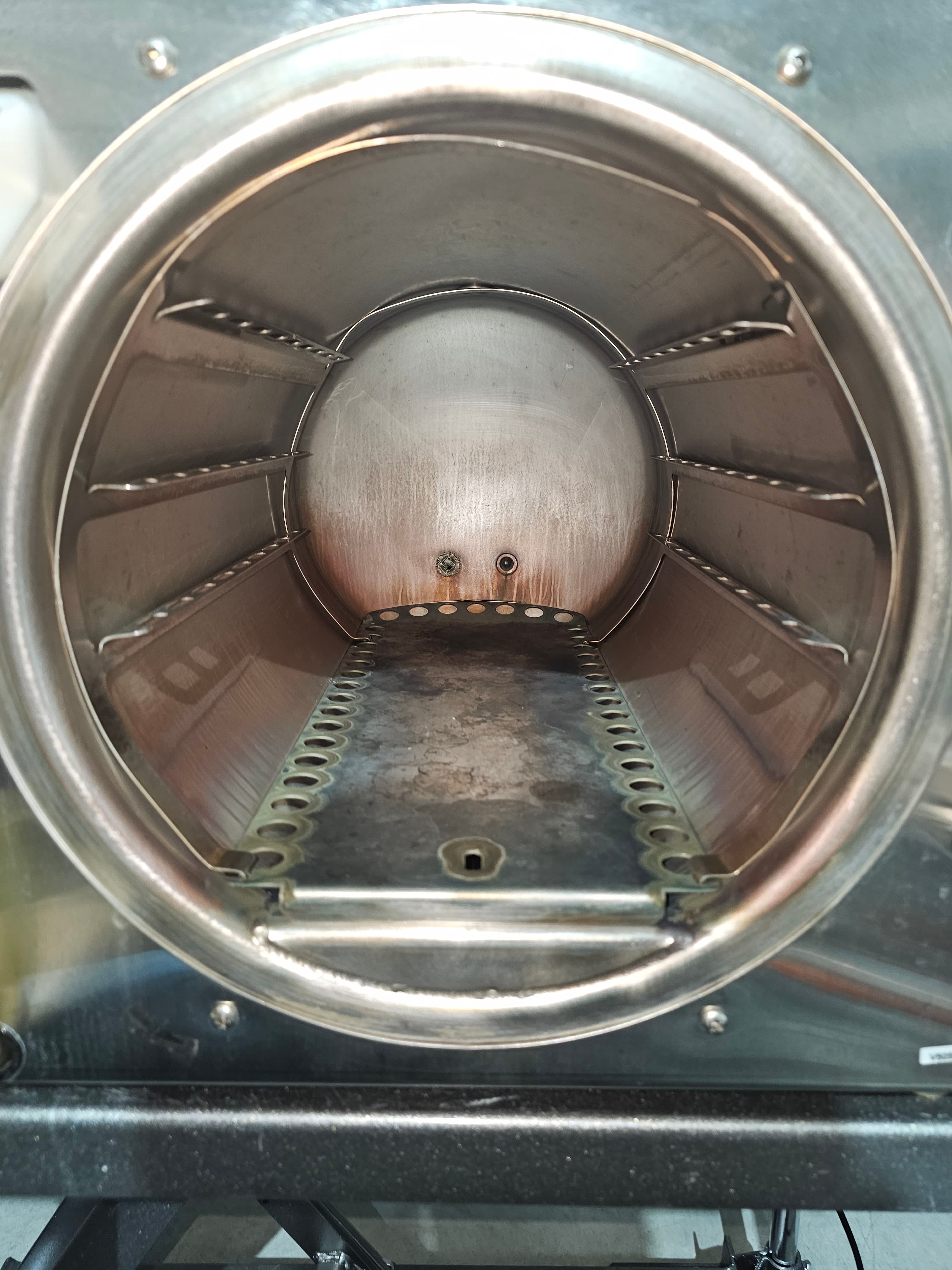 Midmark M11 chamber before cleaning