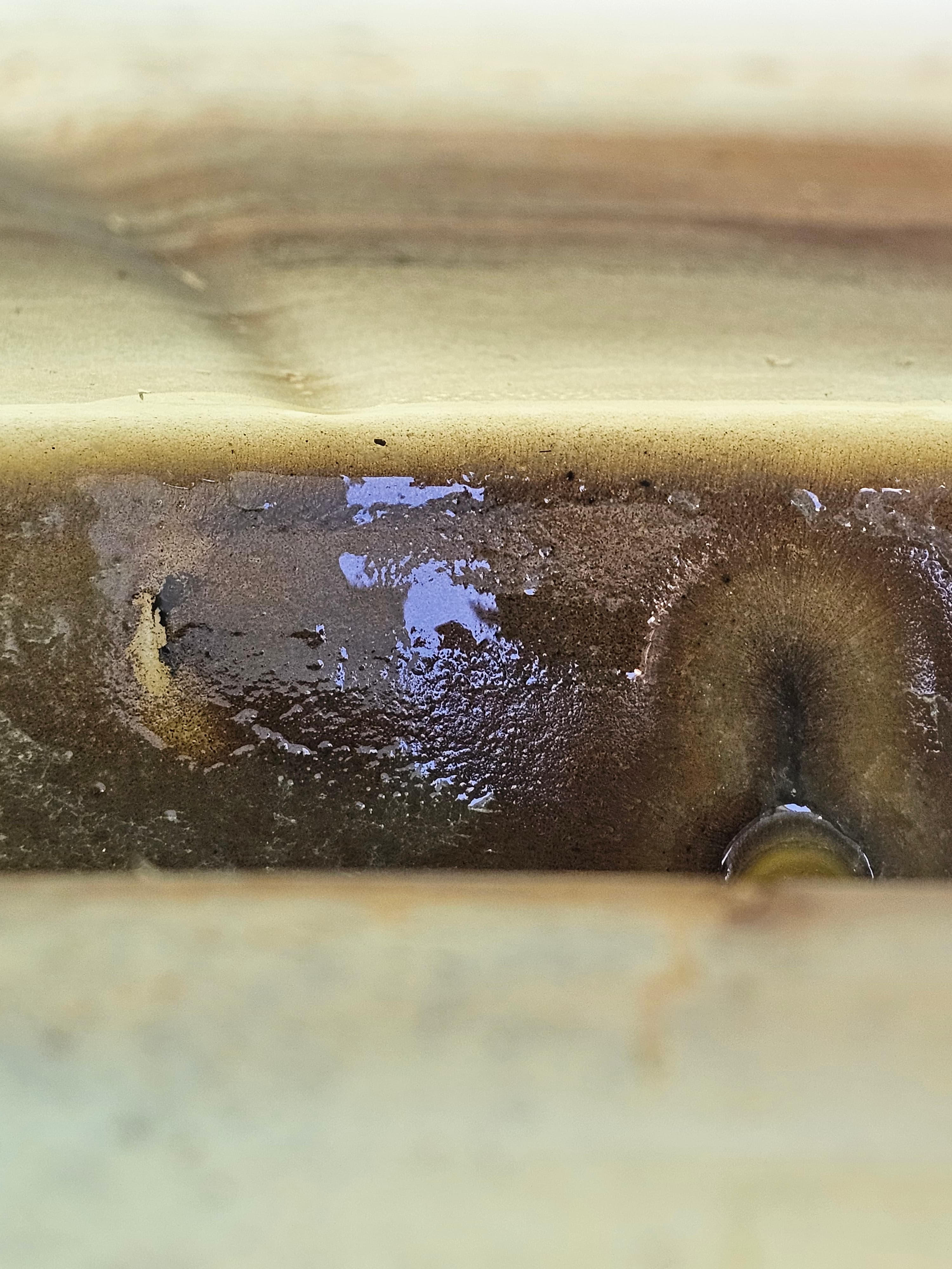 Midmark M11 contaminated water reservoir before replacement