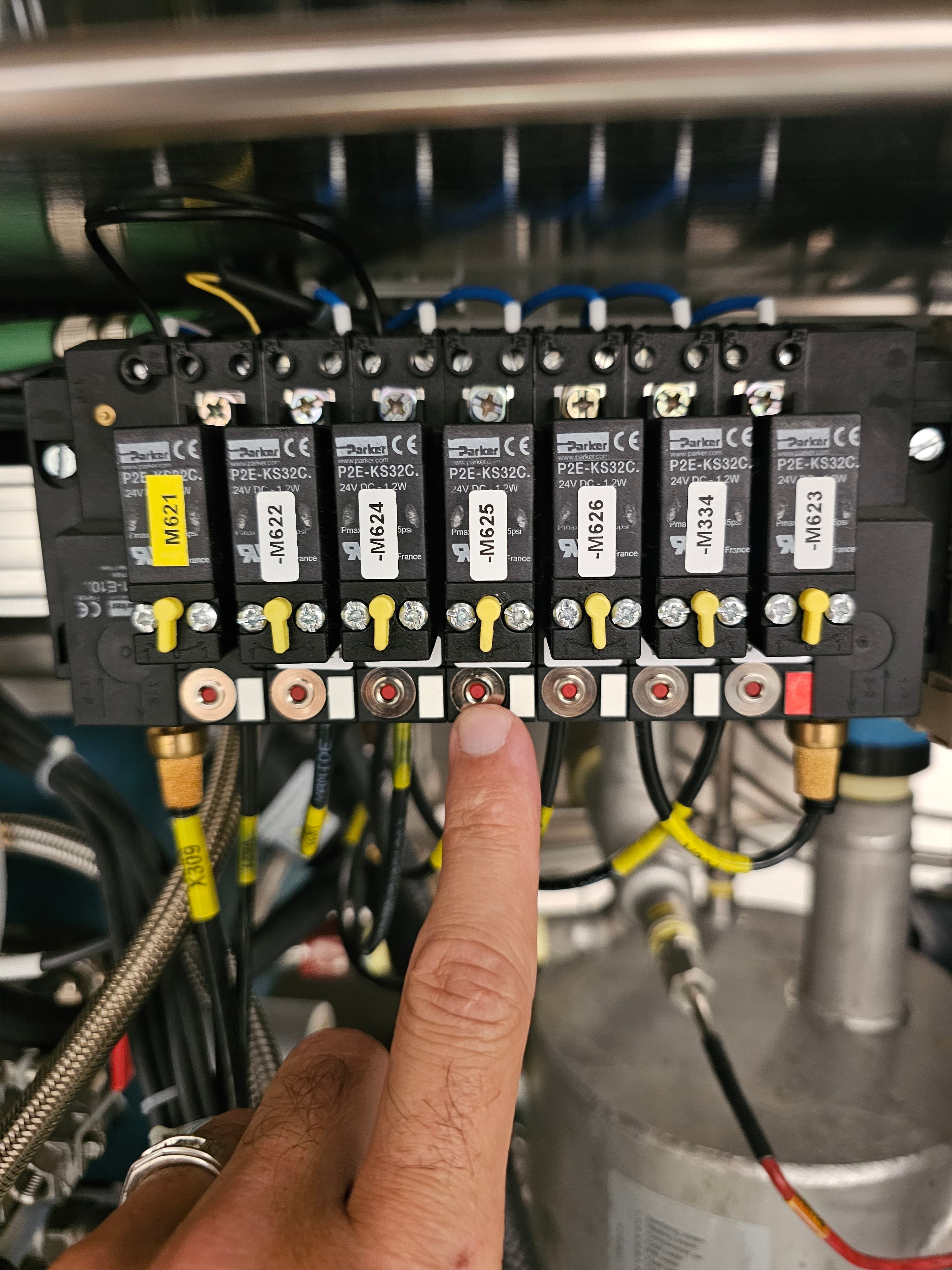 Pilot valve inspection — root cause identified upstream of the valve