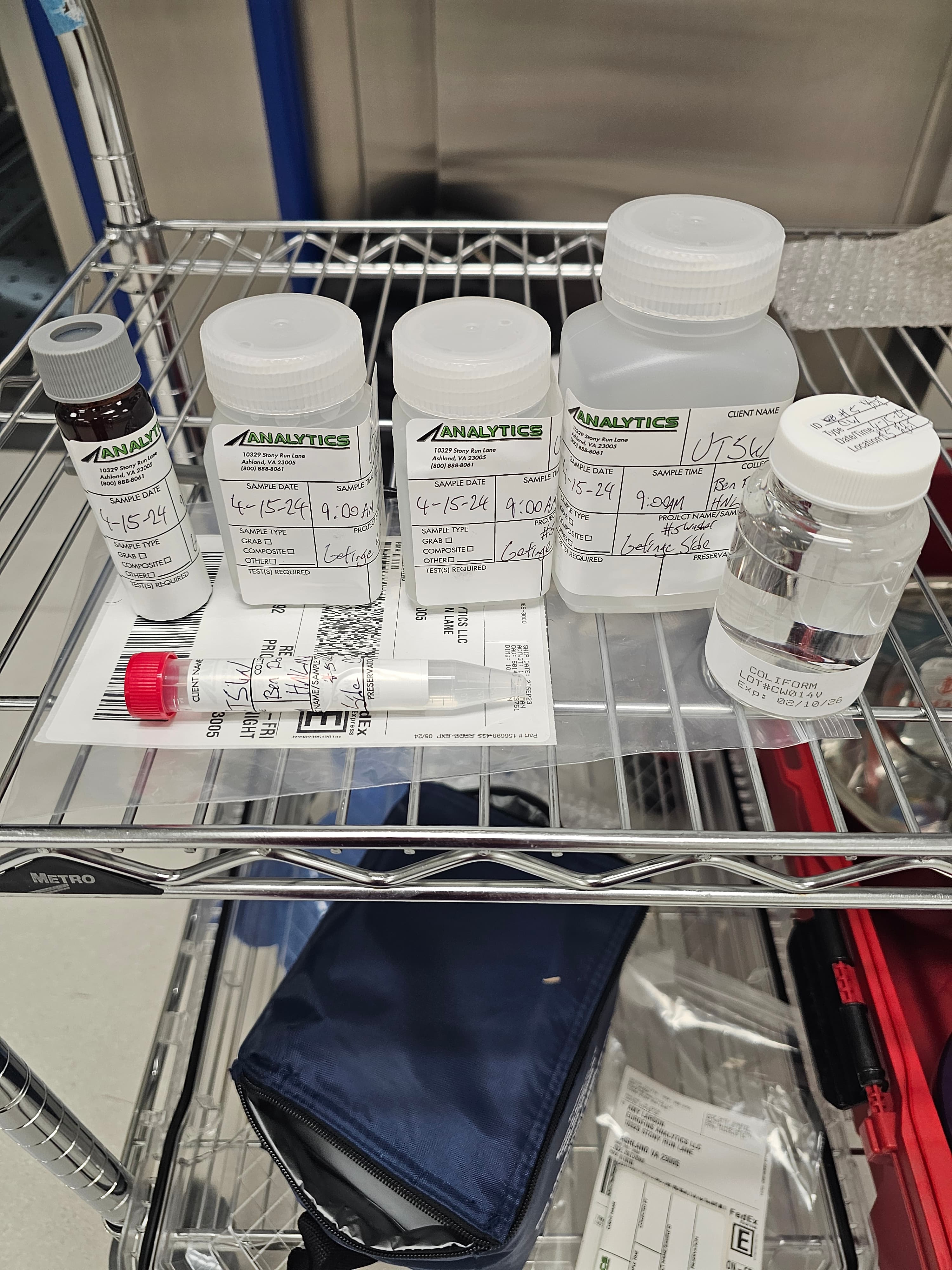 ST 108 sterilizer undergoing operational testing after preventive maintenance